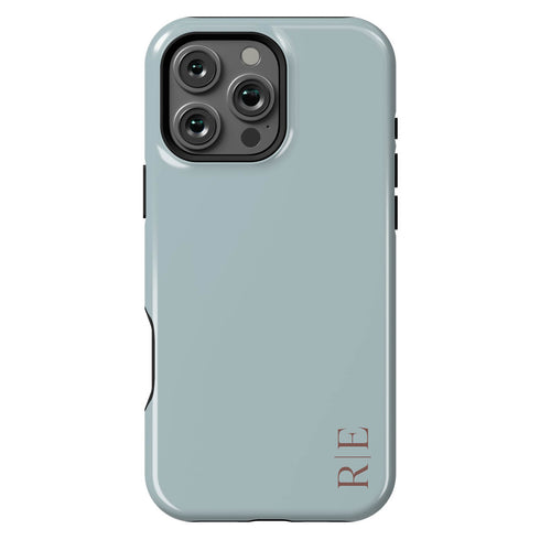 Custom Initials Fresh Aesthetic iPhone Case - Vertical